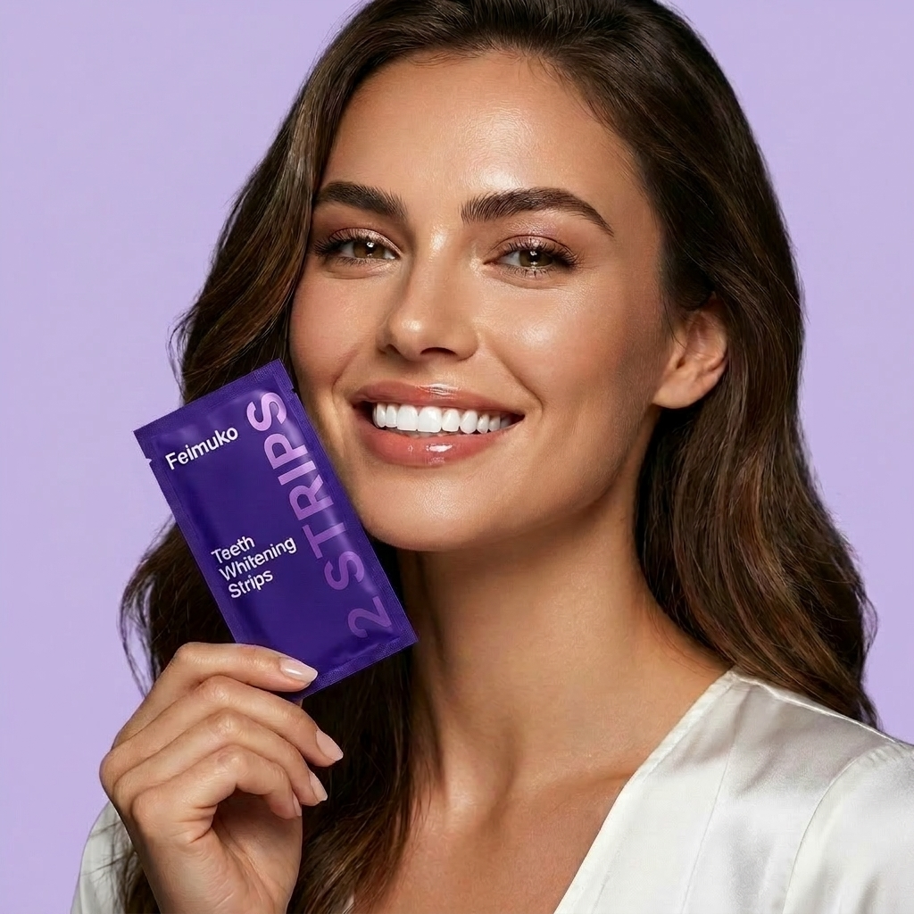 Purple Teeth Whitening Strips