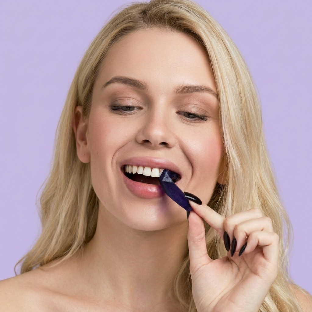 Purple Teeth Whitening Strips